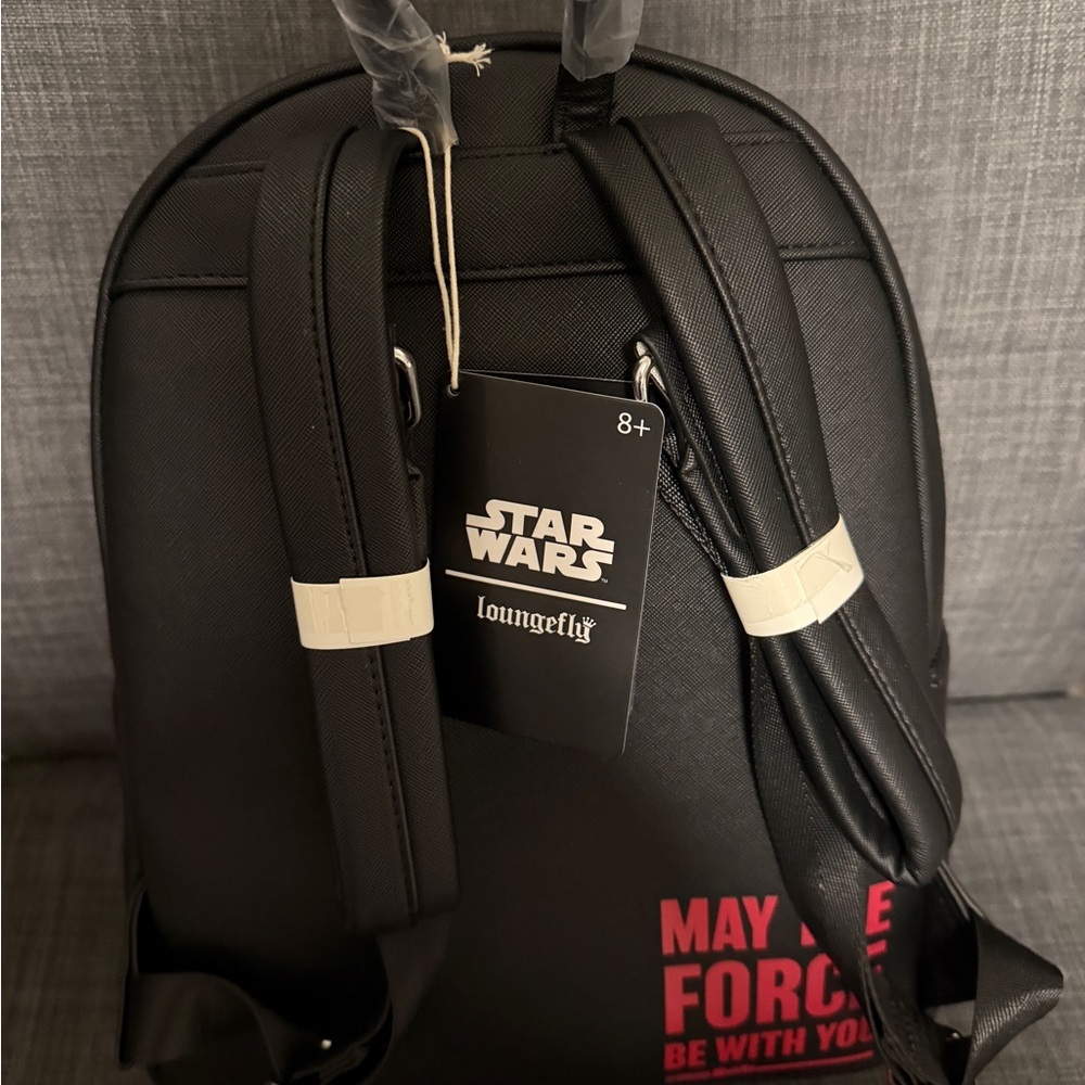 Star Wars Prequel Trilogy Loungefly Mini Backpack NWT - Picture 3 of 3